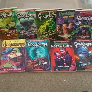 9 Goosebumps books